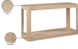 Reeves Console Table - Stylish Art Deco Design with Sturdy Construction and Practical Storage Solution