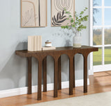 Westfield Console Table - Elegant Art Deco Design in Rich Black Oak Finish, Perfect for Any Space