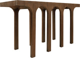 Westfield Console Table - Elegant Art Deco Design in Rich Black Oak Finish, Perfect for Any Space