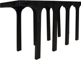 Westfield Console Table - Elegant Art Deco Design in Rich Black Oak Finish, Perfect for Any Space