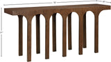 Westfield Console Table - Elegant Art Deco Design in Rich Black Oak Finish, Perfect for Any Space