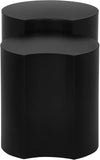 Dimple Black End Table - Stylish Modular Iron Design for Modern Living Rooms and Contemporary Spaces