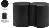 Dimple Black End Table - Stylish Modular Iron Design for Modern Living Rooms and Contemporary Spaces