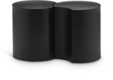 Dimple Black End Table - Stylish Modular Iron Design for Modern Living Rooms and Contemporary Spaces