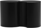 Dimple Black End Table - Stylish Modular Iron Design for Modern Living Rooms and Contemporary Spaces