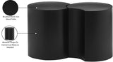 Dimple Black End Table - Stylish Modular Iron Design for Modern Living Rooms and Contemporary Spaces