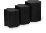 Dimple Black End Table - Stylish Modular Iron Design for Modern Living Rooms and Contemporary Spaces