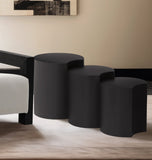 Dimple Black End Table - Stylish Modular Iron Design for Modern Living Rooms and Contemporary Spaces