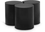 Dimple Coffee Table - Stylish Modular Design in Matte Black Iron for Contemporary Living Spaces