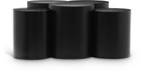 Dimple Coffee Table - Stylish Modular Design in Matte Black Iron for Contemporary Living Spaces