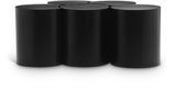 Dimple Coffee Table - Stylish Modular Design in Matte Black Iron for Contemporary Living Spaces