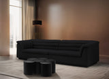 Dimple Coffee Table - Stylish Modular Design in Matte Black Iron for Contemporary Living Spaces