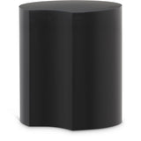 Dimple Black End Table - Stylish Modular Iron Design for Modern Living Rooms and Contemporary Spaces