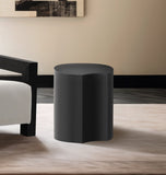 Dimple Black End Table - Stylish Modular Iron Design for Modern Living Rooms and Contemporary Spaces