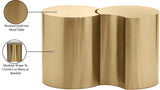 Dimple End Table - Contemporary Brushed Iron Design Perfect for Modern Living Spaces and Decor