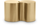 Dimple End Table - Contemporary Brushed Iron Design Perfect for Modern Living Spaces and Decor