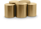Dimple Coffee Table - Stunning Brushed Gold Iron Design for Contemporary Living Spaces, Modular Style