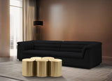 Dimple Coffee Table - Contemporary Brushed Gold Iron Design for Modern Living Spaces and Style