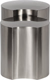 Dimple End Table - Contemporary Brushed Iron Design with Modular Shape for Stylish Living Spaces