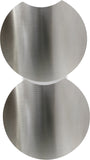 Dimple End Table - Contemporary Brushed Iron Design Perfect for Modern Living Spaces and Decor