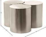 Dimple Coffee Table - Contemporary Brushed Iron Design for Modern Living Spaces and Versatile Style