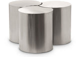 Dimple Coffee Table - Contemporary Brushed Iron Design for Modern Living Spaces and Versatile Style