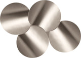 Dimple Coffee Table - Stylish Brushed Iron Design with Modular Shape for Contemporary Living Spaces