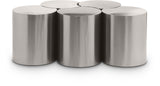 Dimple Coffee Table - Contemporary Brushed Gold Iron Design for Modern Living Spaces and Style
