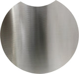 Dimple End Table - Stylish Brushed Iron Design for Contemporary Living Spaces and Modular Use