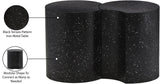 Dimple Black End Table - Contemporary Iron Design with Stylish Terrazo Pattern for Modern Spaces
