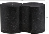Dimple Black End Table - Contemporary Iron Design with Stylish Terrazo Pattern for Modern Spaces