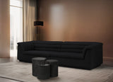 Dimple Black End Table - Contemporary Iron Design with Stylish Terrazo Pattern for Modern Spaces
