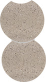 Dimple End Table - Contemporary Brushed Iron Design Perfect for Modern Living Spaces and Decor