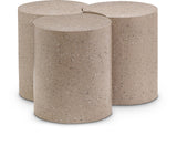 Dimple Coffee Table - Contemporary Brushed Iron Design for Modern Living Spaces and Stylish Decor