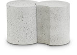 Dimple End Table - Contemporary Brushed Iron Design Perfect for Modern Living Spaces and Decor