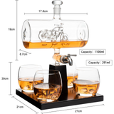 Motorcycle Decanter Whiskey & Wine Decanter Set 1100ml