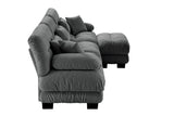 CLOUDIES 134" 3 Seater Sofa with 1 Ottoman