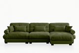CLOUDIES 134" 3 Seater Sofa with 1 Ottoman