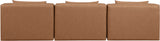 Cube - Modular 3 Seat Armless Sofa