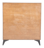Zarif Chest Black & Walnut