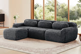 MELLOW 114" 3-Seater Sofa with 1 Ottoman