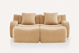 ROMA 82.7" Loveseat with 2 Ottomans
