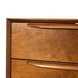 Rebecca 3-Drawer Mid-century Modern Nightstand