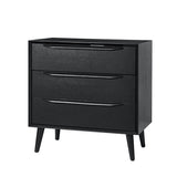 Rebecca 3-Drawer Mid-century Modern Nightstand