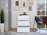 Tuhome Artemisa 3 Drawer Filing Cabinet with Four Casters, Superior Top, Mobile or Stationary Storage Solution for Office