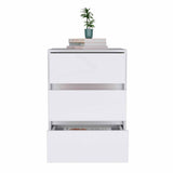 Tuhome Artemisa 3 Drawer Filing Cabinet with Four Casters, Superior Top, Mobile or Stationary Storage Solution for Office