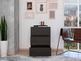 Tuhome Artemisa 3 Drawer Filing Cabinet with Four Casters, Superior Top, Mobile or Stationary Storage Solution for Office
