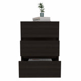 Tuhome Artemisa 3 Drawer Filing Cabinet with Four Casters, Superior Top, Mobile or Stationary Storage Solution for Office