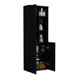 TUHOME Konik 67-Inch High Storage Cabinet Kitchen Pantry with Three Interior Doors, Three Exterior Shelves, Space-Saving Vertical Organization for Food, Utensils and Household Essentials, Modern Multi-Use Storage Unit