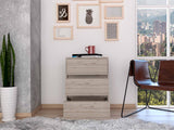 Tuhome Artemisa 3 Drawer Filing Cabinet with Four Casters, Superior Top, Mobile or Stationary Storage Solution for Office